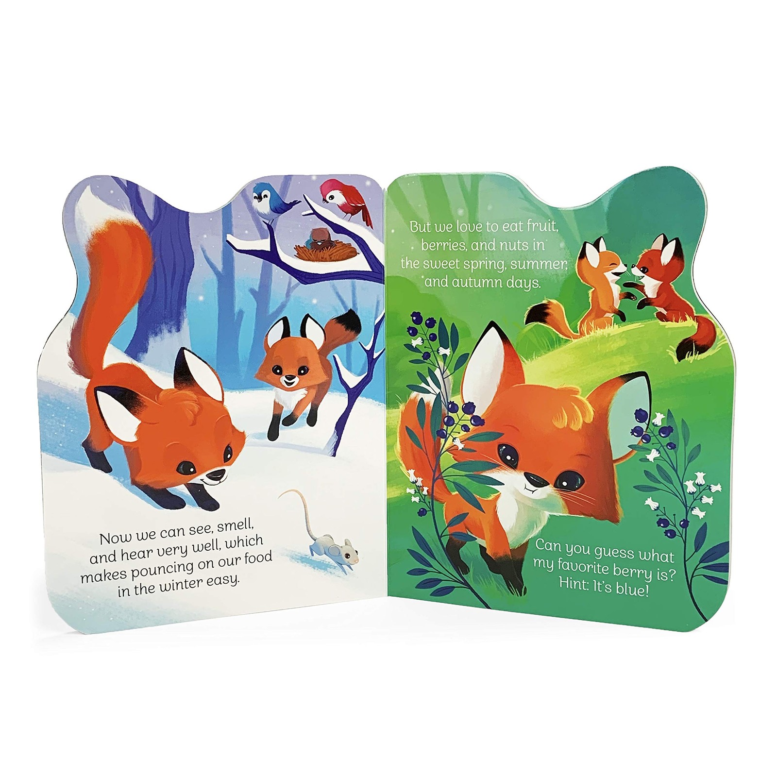 A Little Fox – Animal-Shaped Board Book for Babies and Toddlers
