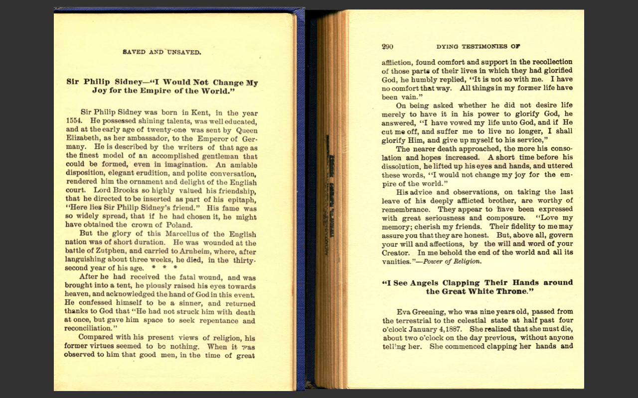 Dying Testimonies of the Saved Unsaved-Solomon Shaw-Christian Study Book on CD