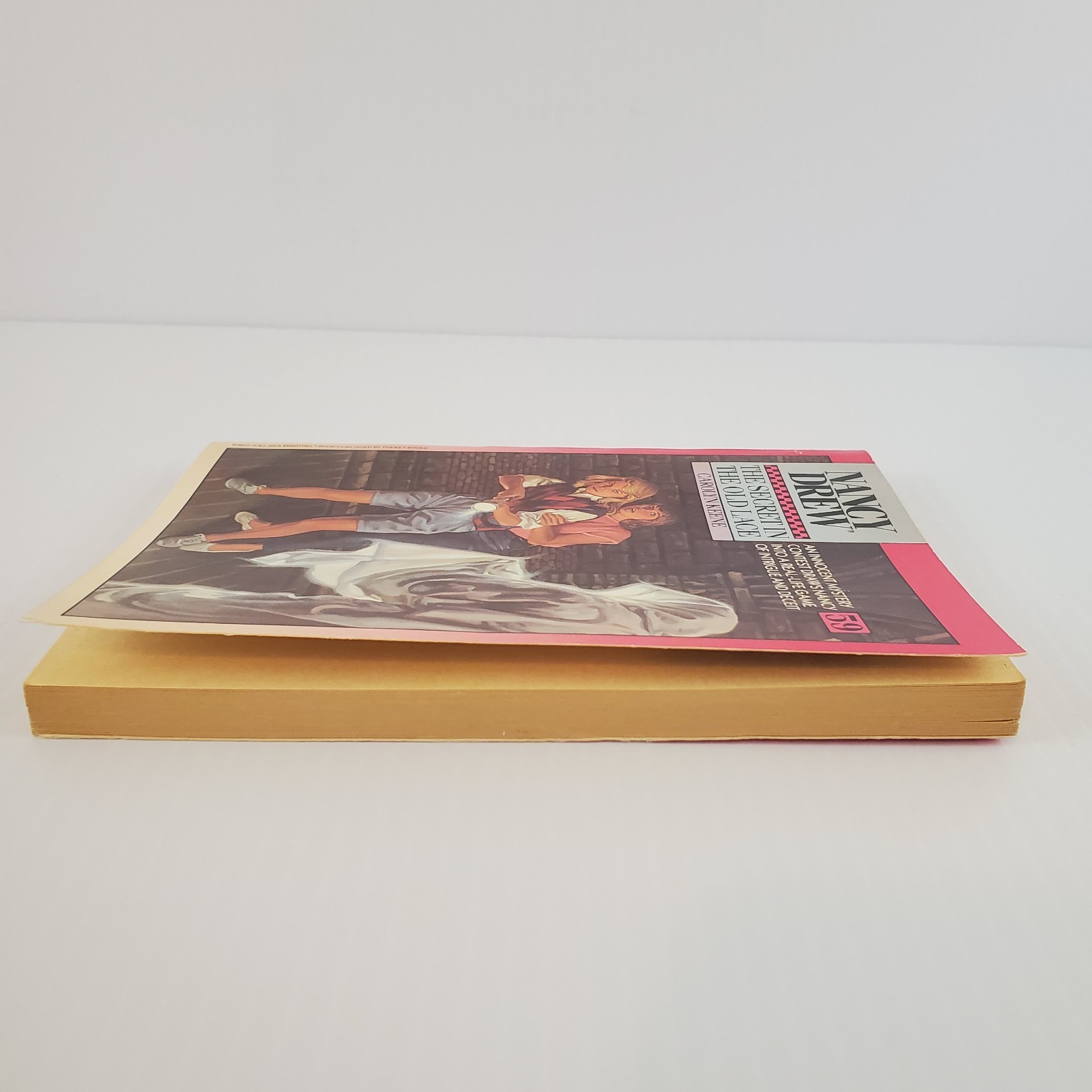 Nancy Drew The Secret In The Old Lace #59 Minstrel VTG Cover Carolyn Keene 1988