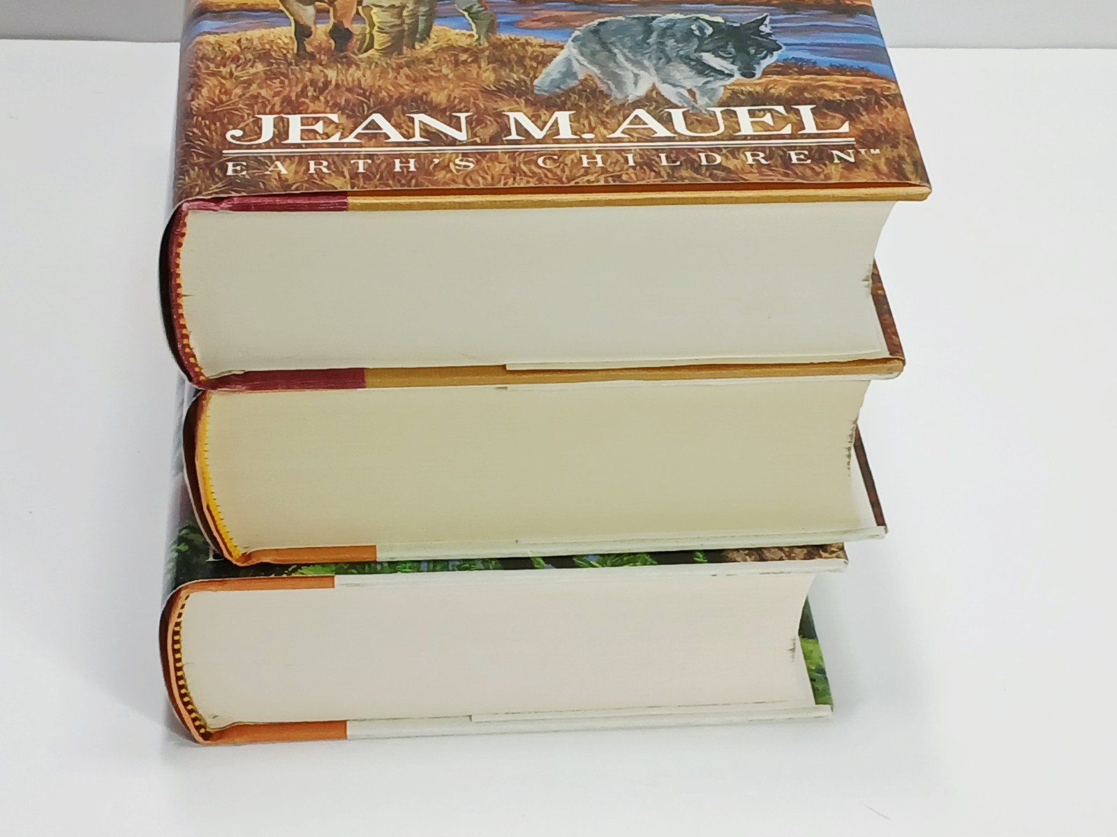 Lot of 3 Jean M. Auel Hardcover Books – With Dust Jackets – 1990/2002/2011