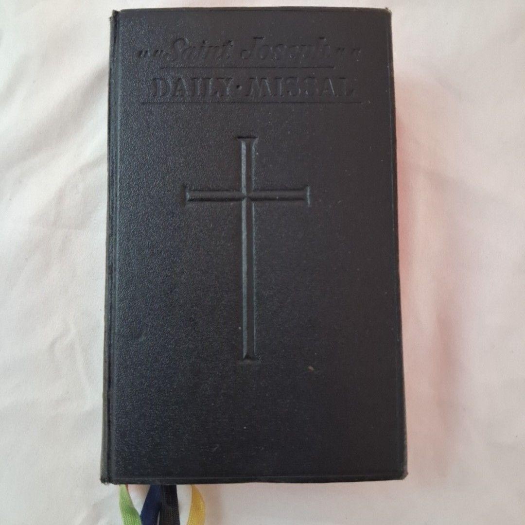 Saint Joseph Daily Missal By Catholic Church Hardcover Illustrated Prayer Book