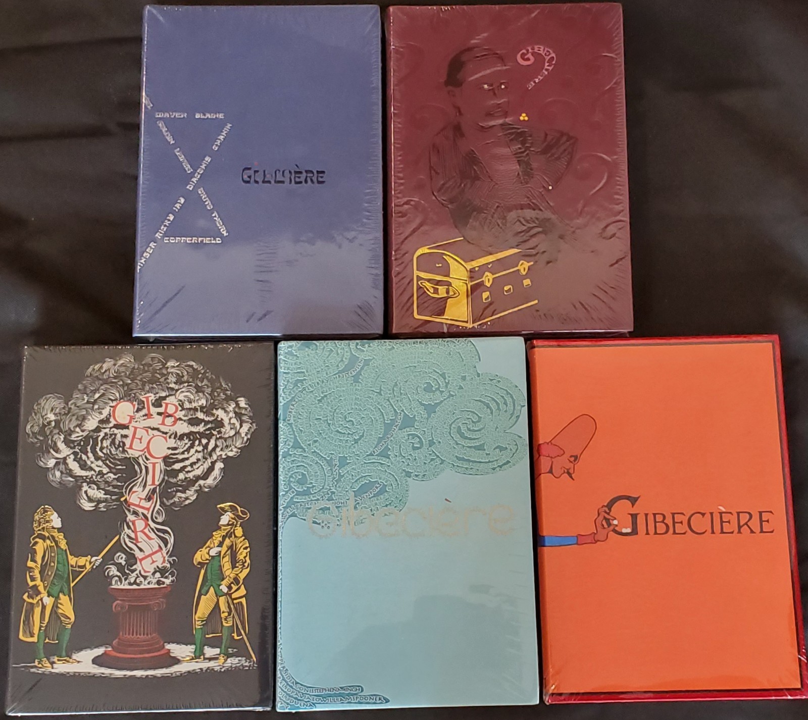 5 Most Recent Gibeciere Journals, 37-41. Brand New in Publisher’s Shrinkwrap