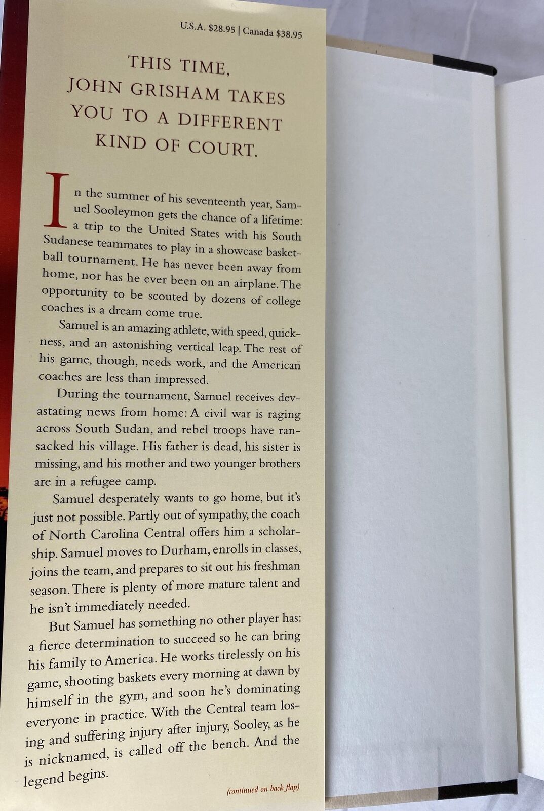 Sooley by John Grisham (2021, Hardcover, Dust Jacket) 1st edition
