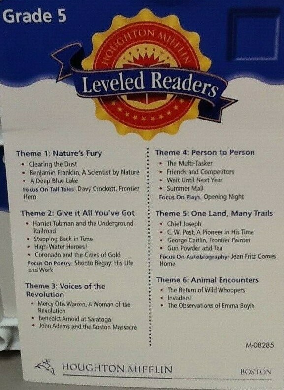 Lot of 13 Leveled Readers Grade 5~ Level 5.1-5.3 HMH Science/History NEW
