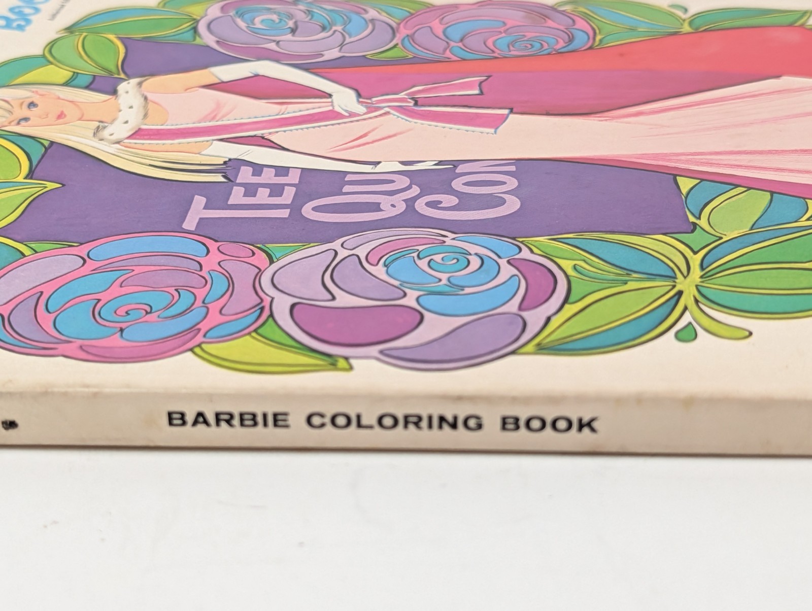 1969 Barbie Coloring Book Teen Queen Contest Whitman Publishing USA Vintage