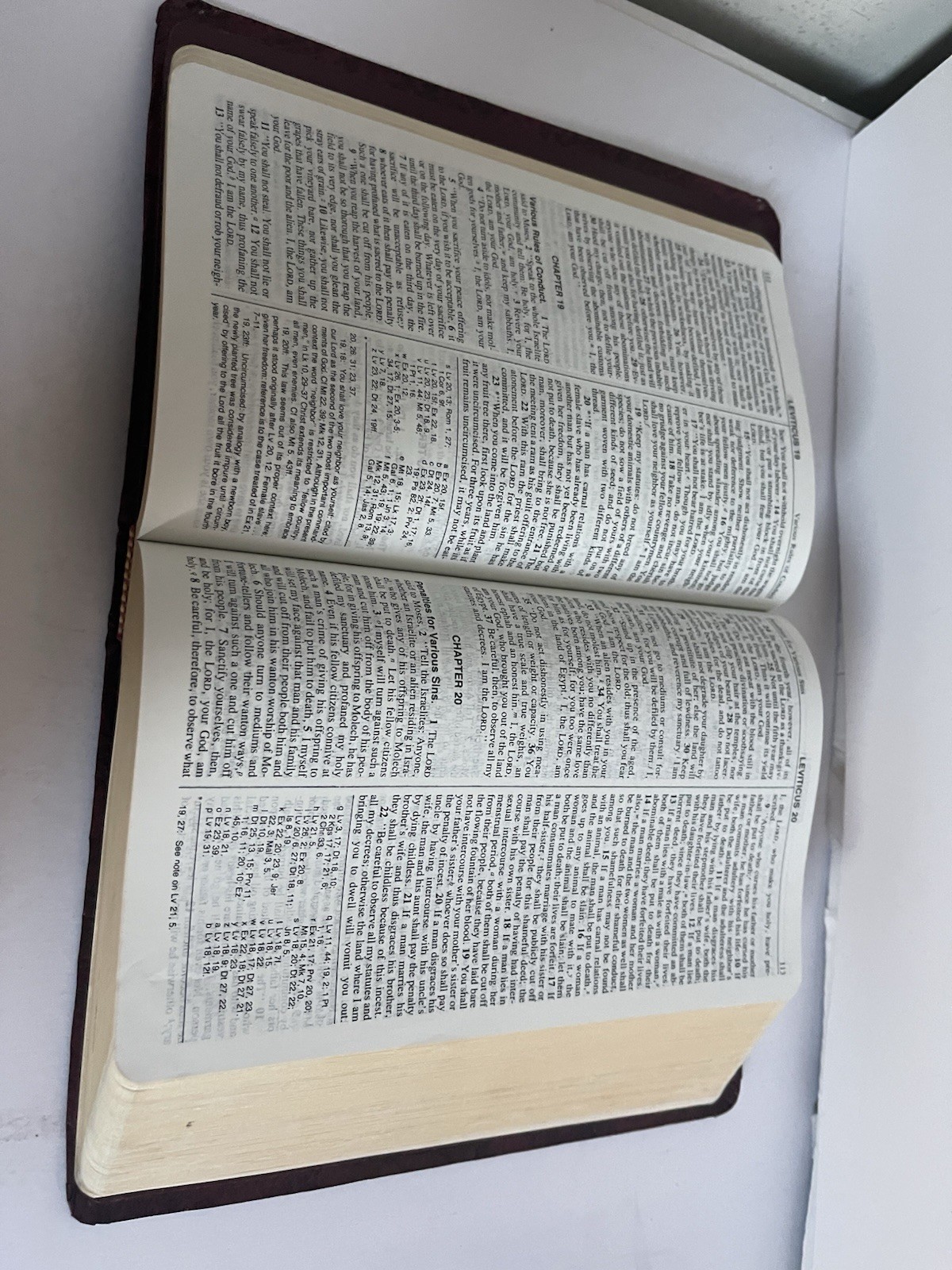 Bible NAB by Fireside Catholic Publishing 1994-1995 Edition Leather Bound