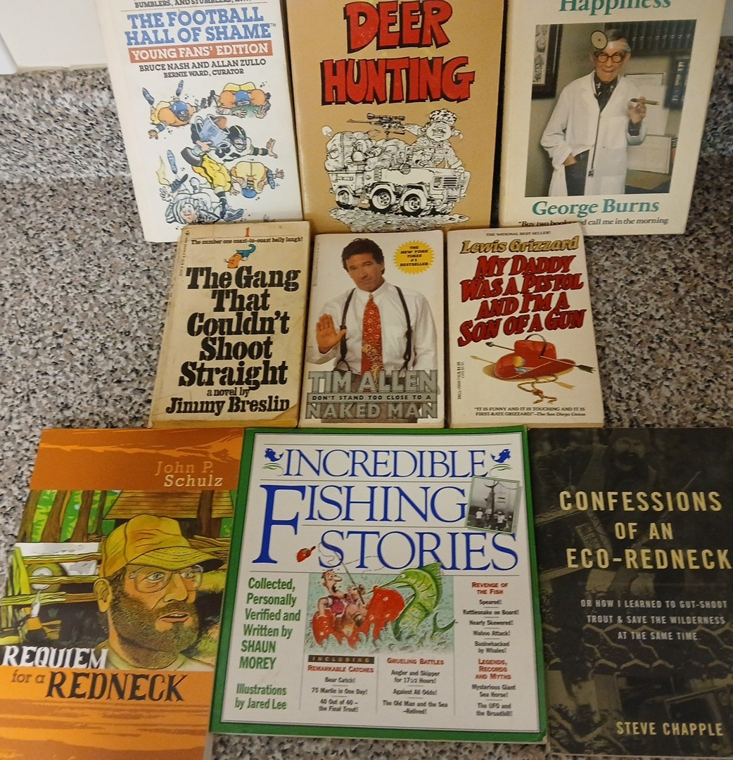 HUMOR BOOKS FOR MEN-Football- Fishing-Redneck-Deer Hunting-Fishing-Son of a Gun+