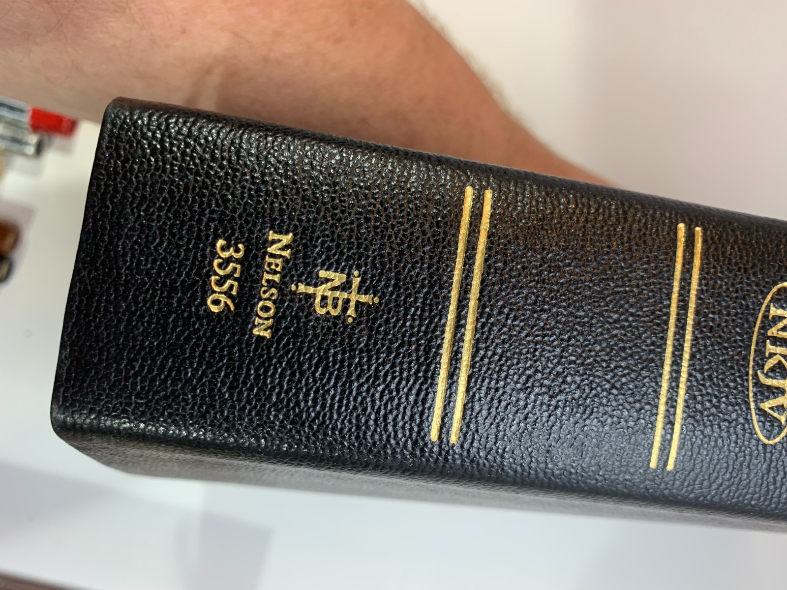 NKJV Thompson Chain Reference Bible Black Genuine Leather Nelson 3556 W/ Box