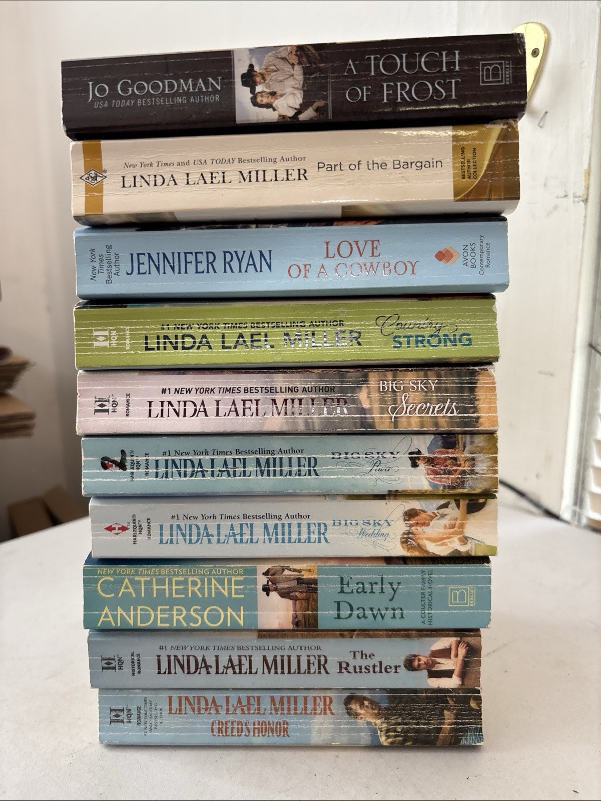 Lot of 10 – Western Romance – Mixed Authors – Paperback – Free Shipping