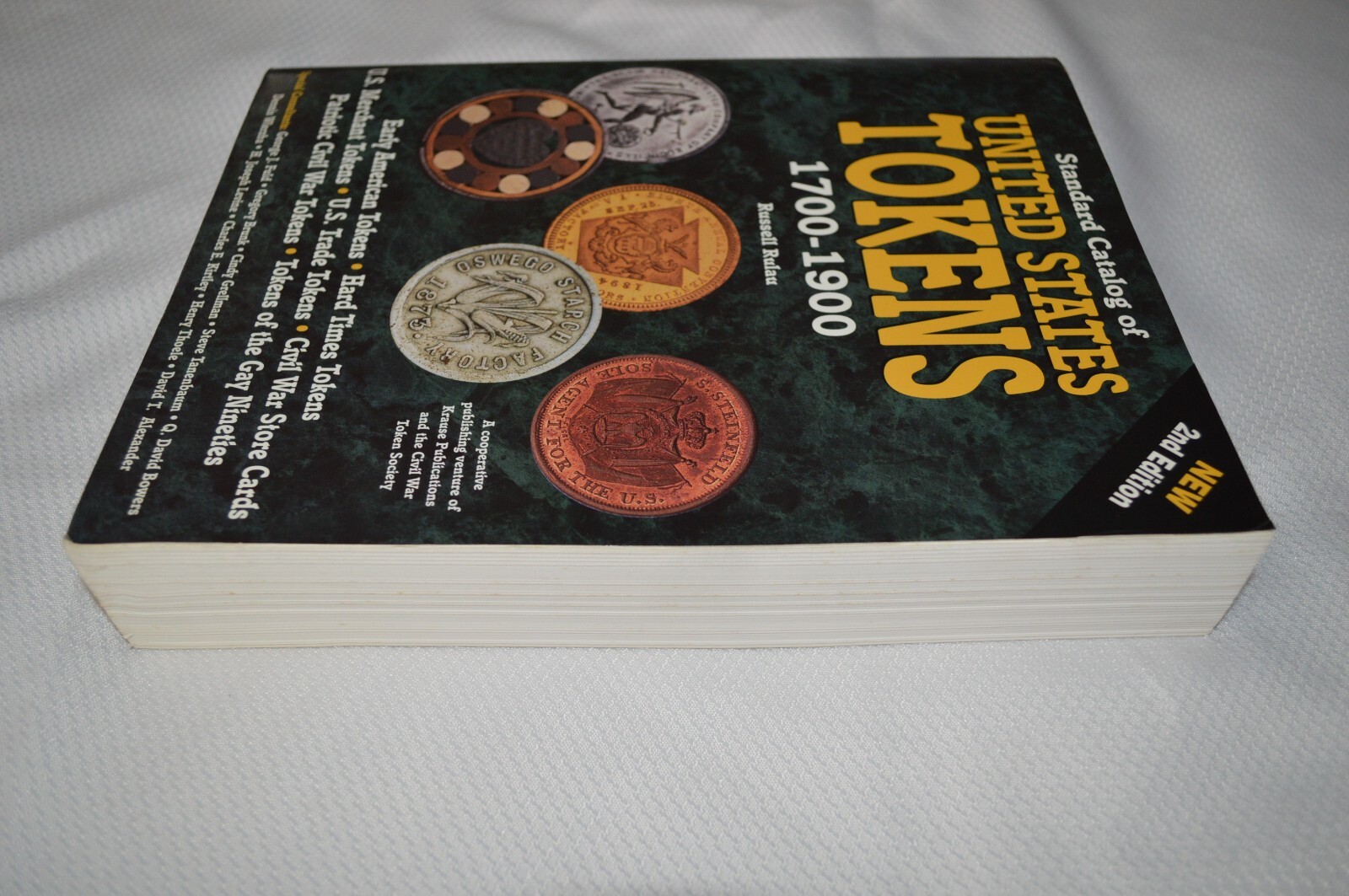 STANDARD CATALOG OF UNITED STATES TOKENS 1700-1900 ~ 2ND EDITION ~ RULAU ~ B1