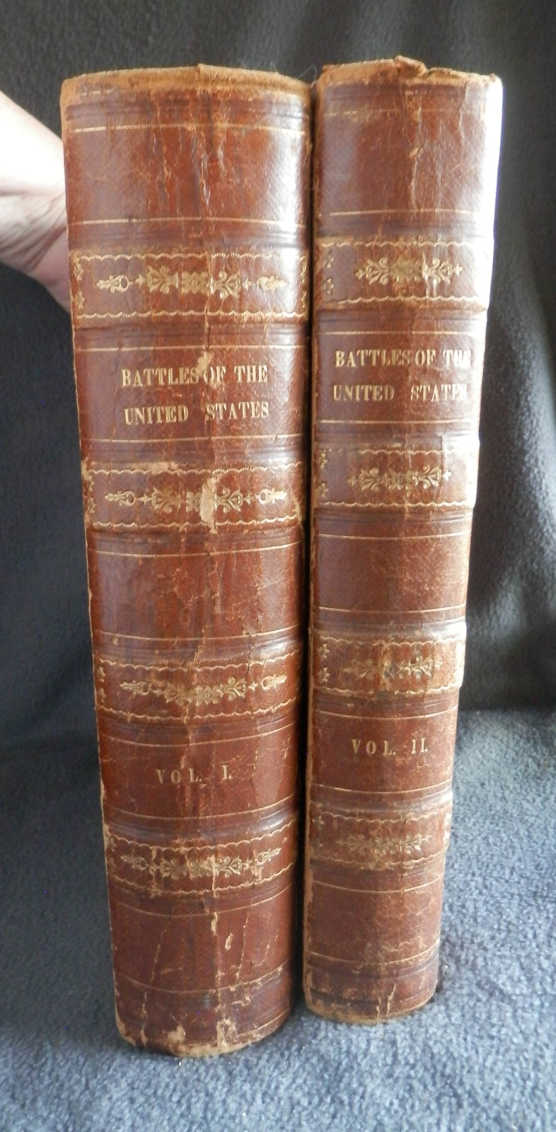 1858 BATTLES OF THE UNITED STATES BY SEA AND LAND by Henry B. Dawson Vol I & II