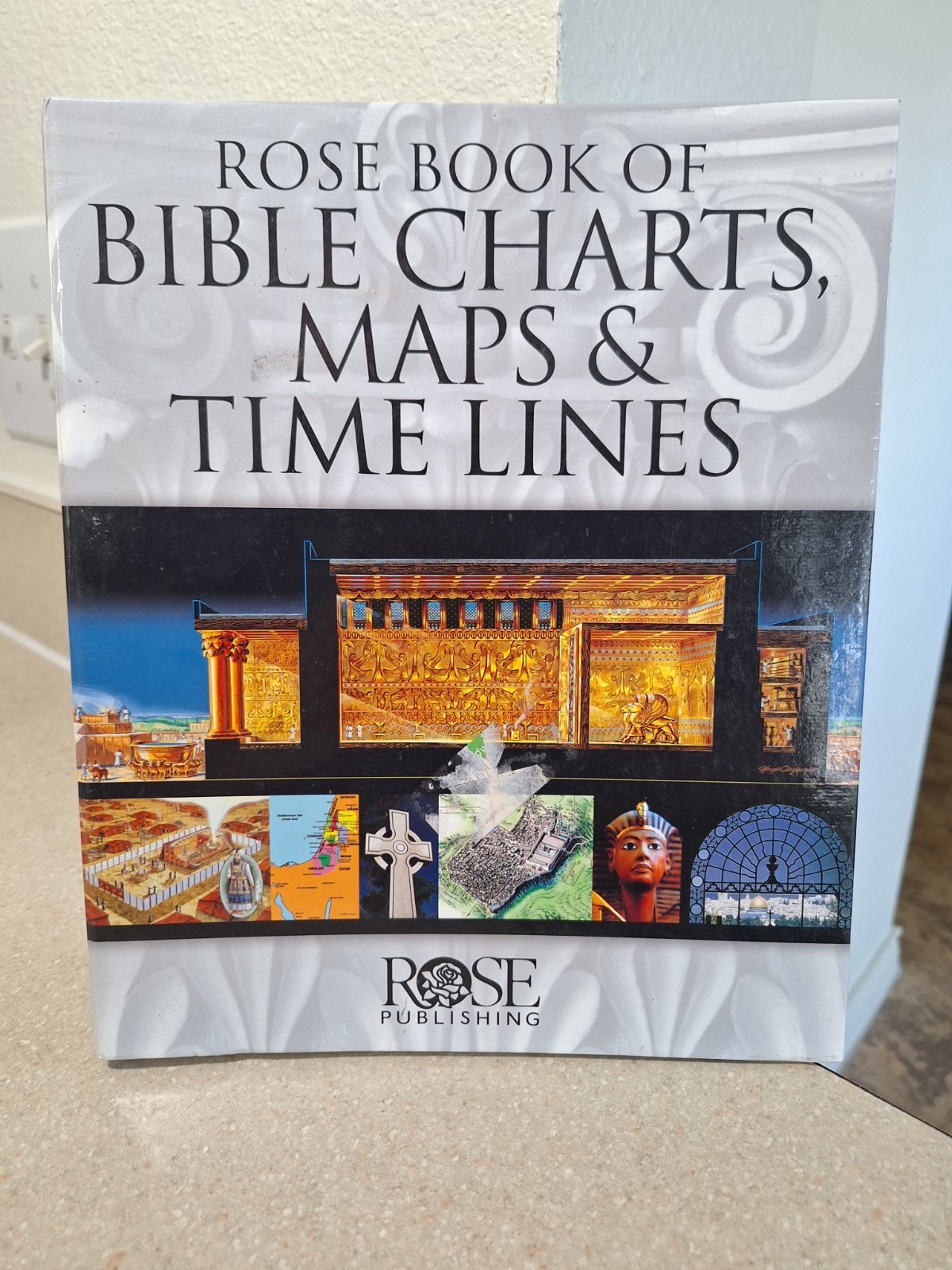 Rose Book of Bible Charts, Maps & Time Lines 2005 Rose Publishing Spiral HC Good