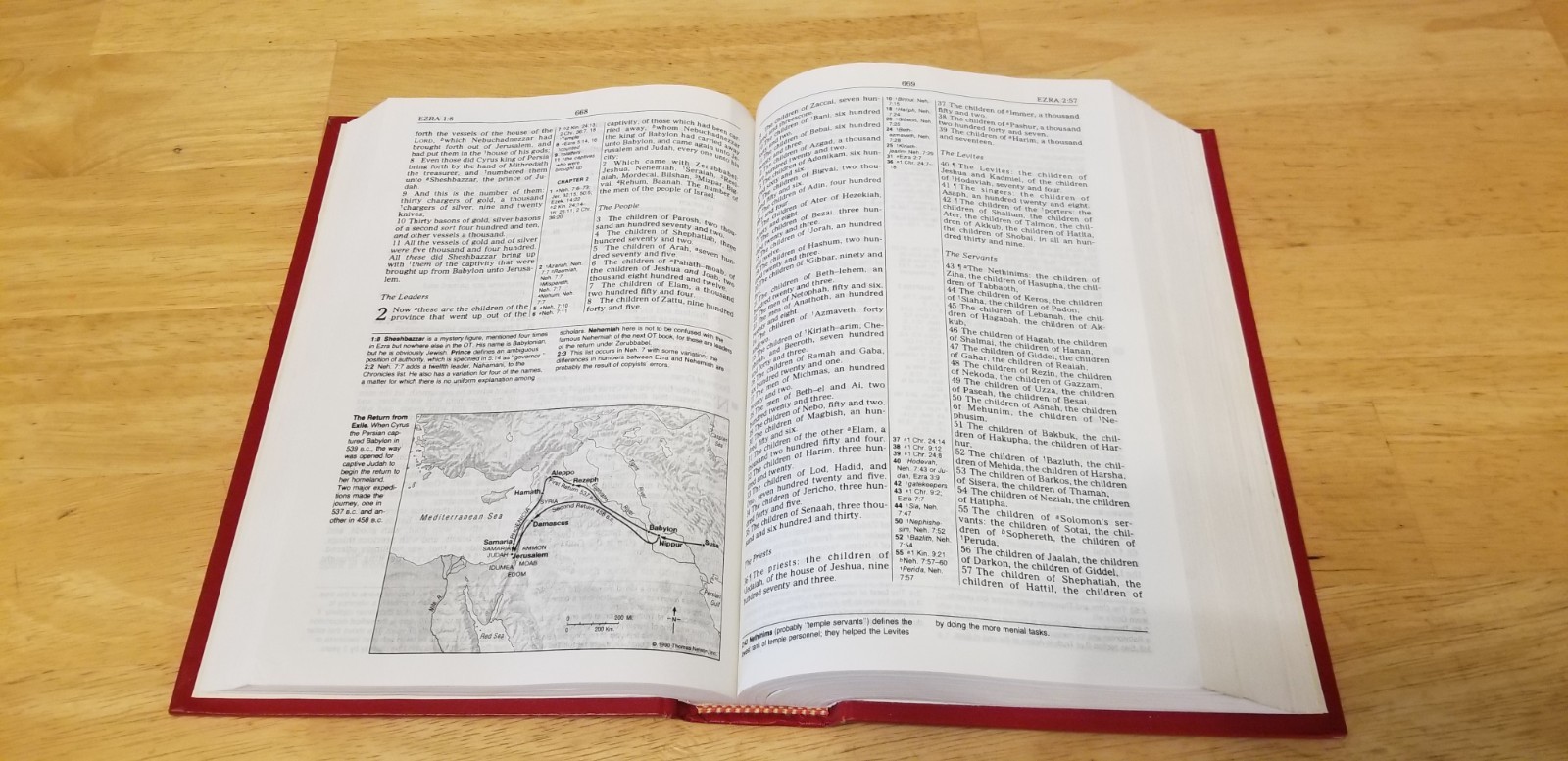 KJV- Spirit-Filled Life Bible, 1995 Hardcover, Red Letter Edition, Nelson 1352