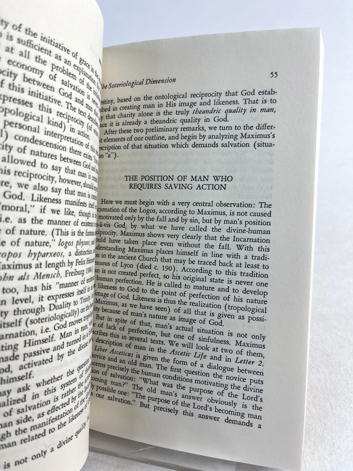 Man and the Cosmos: The Vision of St. Maximus the Confessor By Lars Thunberg