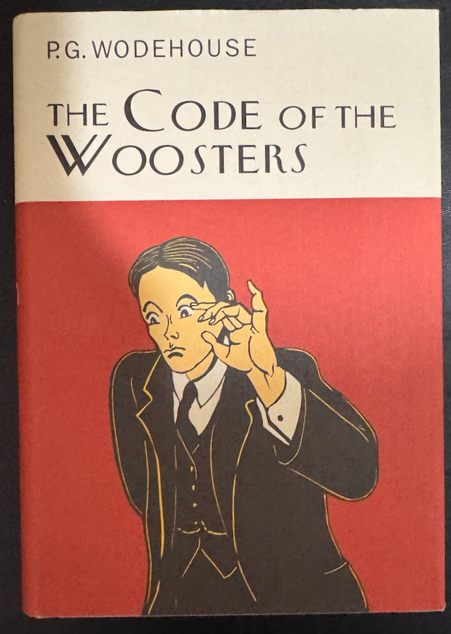 THE CODE OF THE WOOSTERS PG WODEHOUSE LIKE NEW SHARP WIT, CLASSIC BRITISH COMEDY