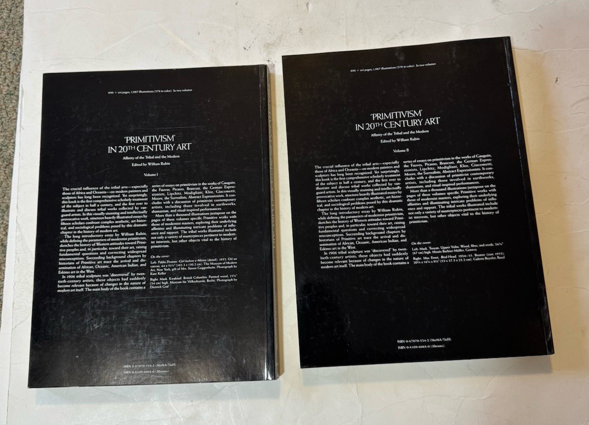 PRIMITIVISM IN 20TH CENTURY ART 2 large books in slipcase 1984!!!