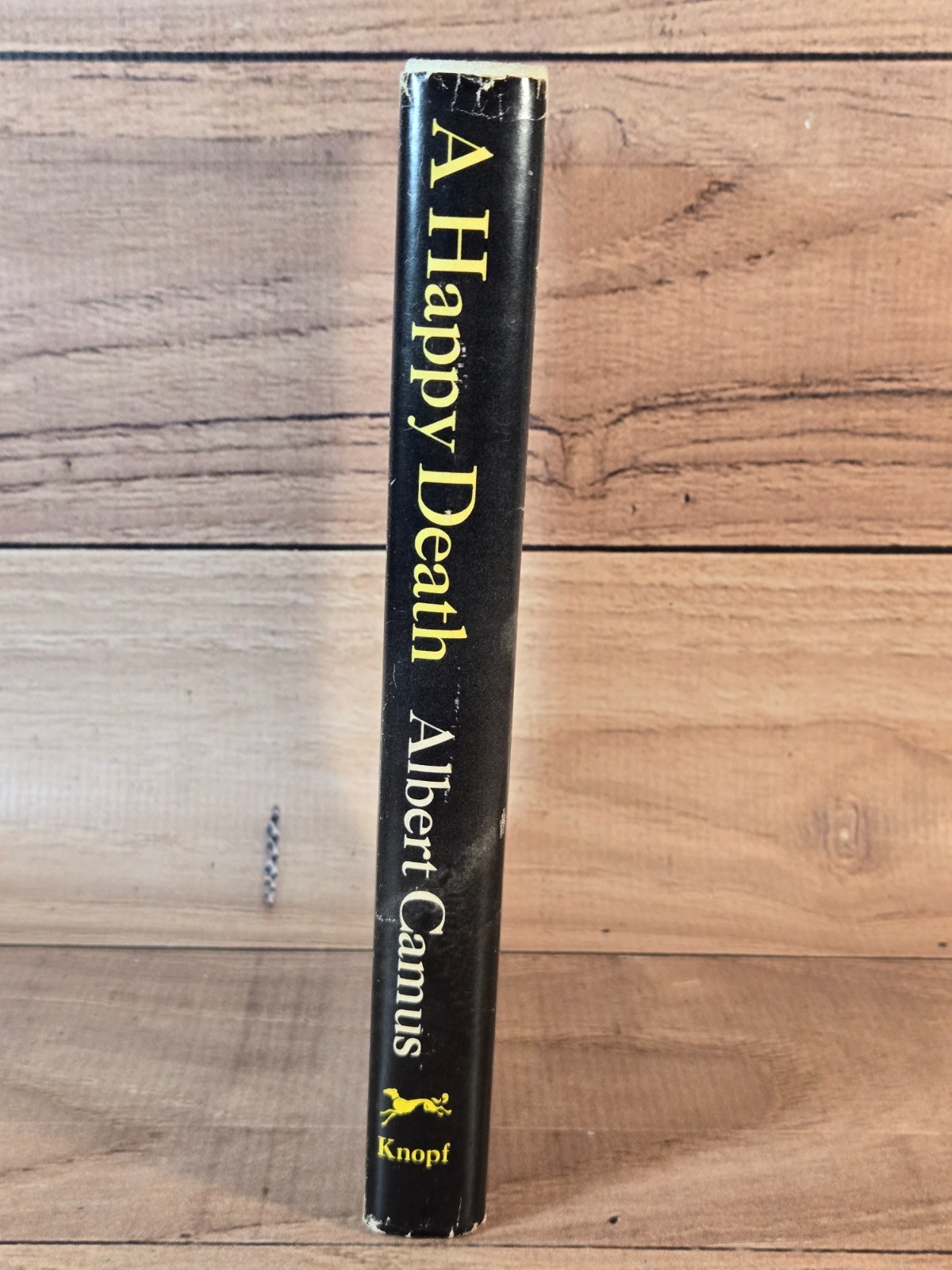 A HAPPY DEATH By Albert Camus & Richard Howard – Hardcover First Edition HC/DJ
