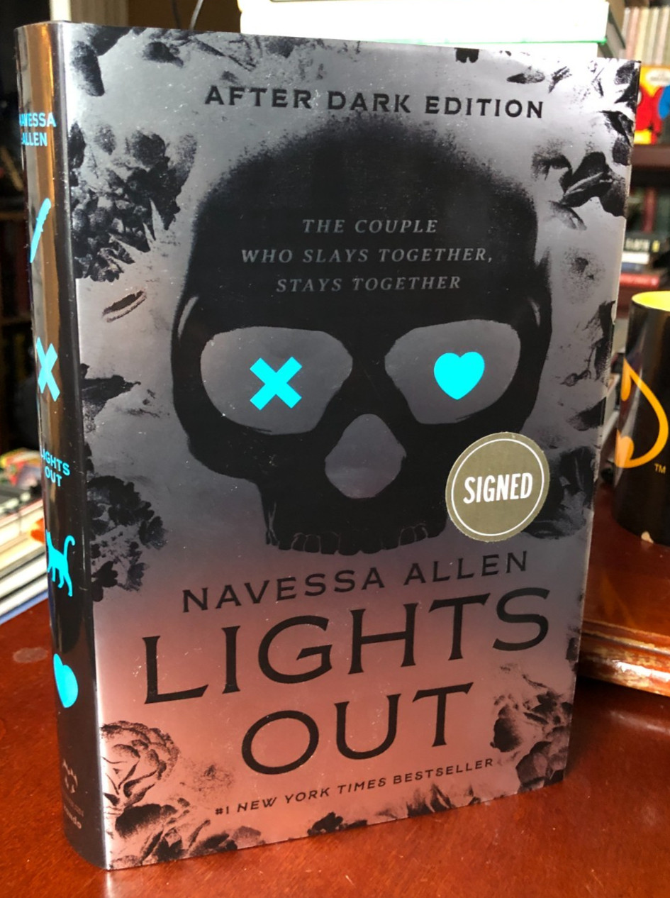 „Lights Out“ by Navessa Allen – After Dark Edition – Signed HC 1st 2024-25