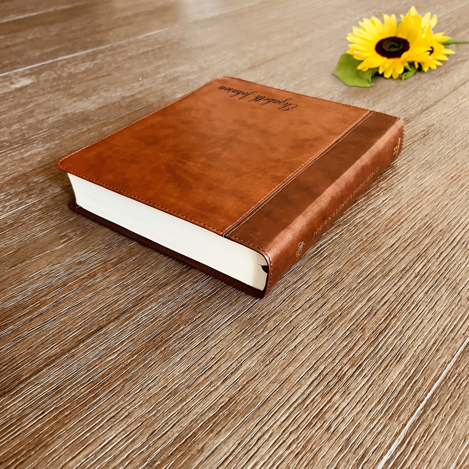 Personalized ESV Bible with name Engraved, Journaling Study Bible, Baptism Gifts