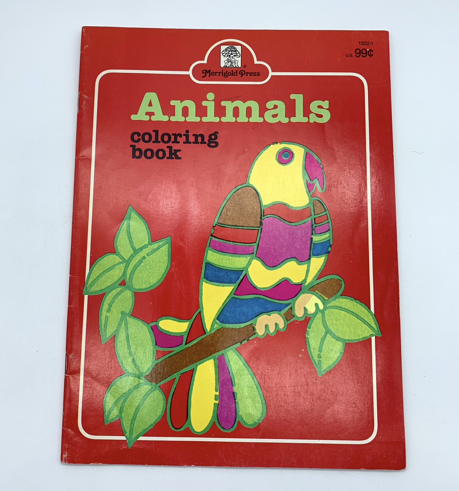 Vintage Coloring Books Lot 1980’s & 1990s Sesame Street Santa Animals NOS & USED
