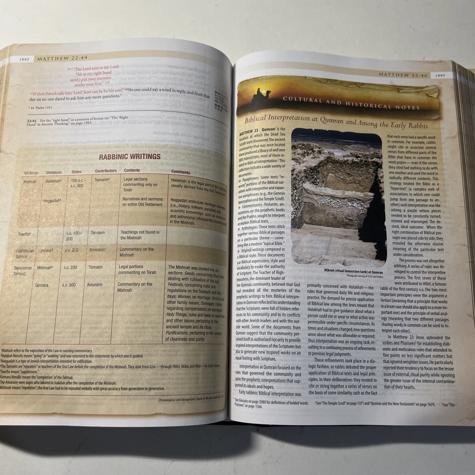 NIV Archaeological Study Bible Zondervan Hardcover W/New CD ROM Illustrated VG
