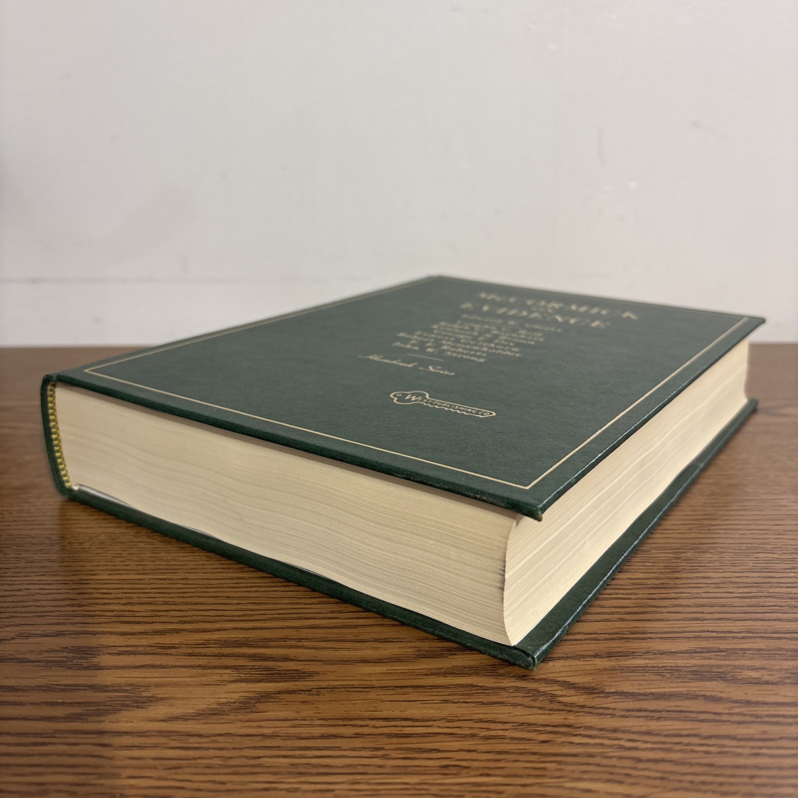 McCormick on Evidence Hardcover Edward Cleary 1972 Edition With Updated Revision
