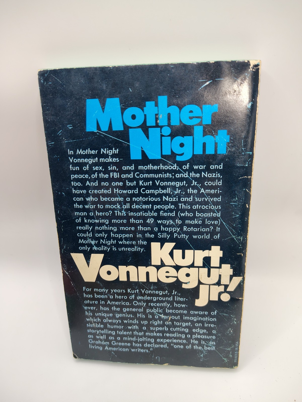 4 Kurt Vonnegut Books Vintage Sci-Fi Mother Night Cat’s Cradle Bluebeard Monkey