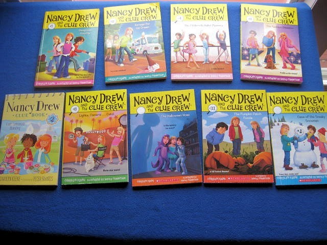 9 Nancy Drew & the Clue Crew Series – Carolyn Keene – PB