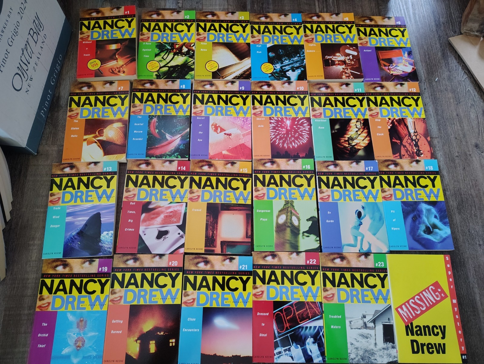 Nancy Drew “Girl Detective” Book Lot – 24 Books – Carolyn Keene – Aladdin PB