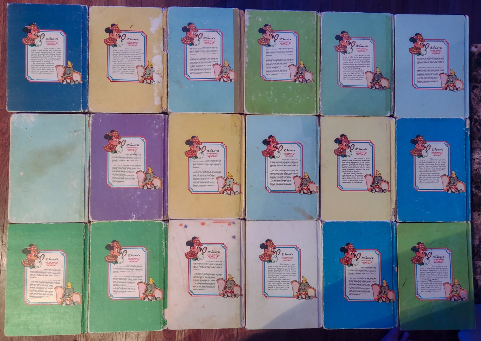 Disney Wonderful World of Reading Grolier Random House HC Book Pick & Choose Lot