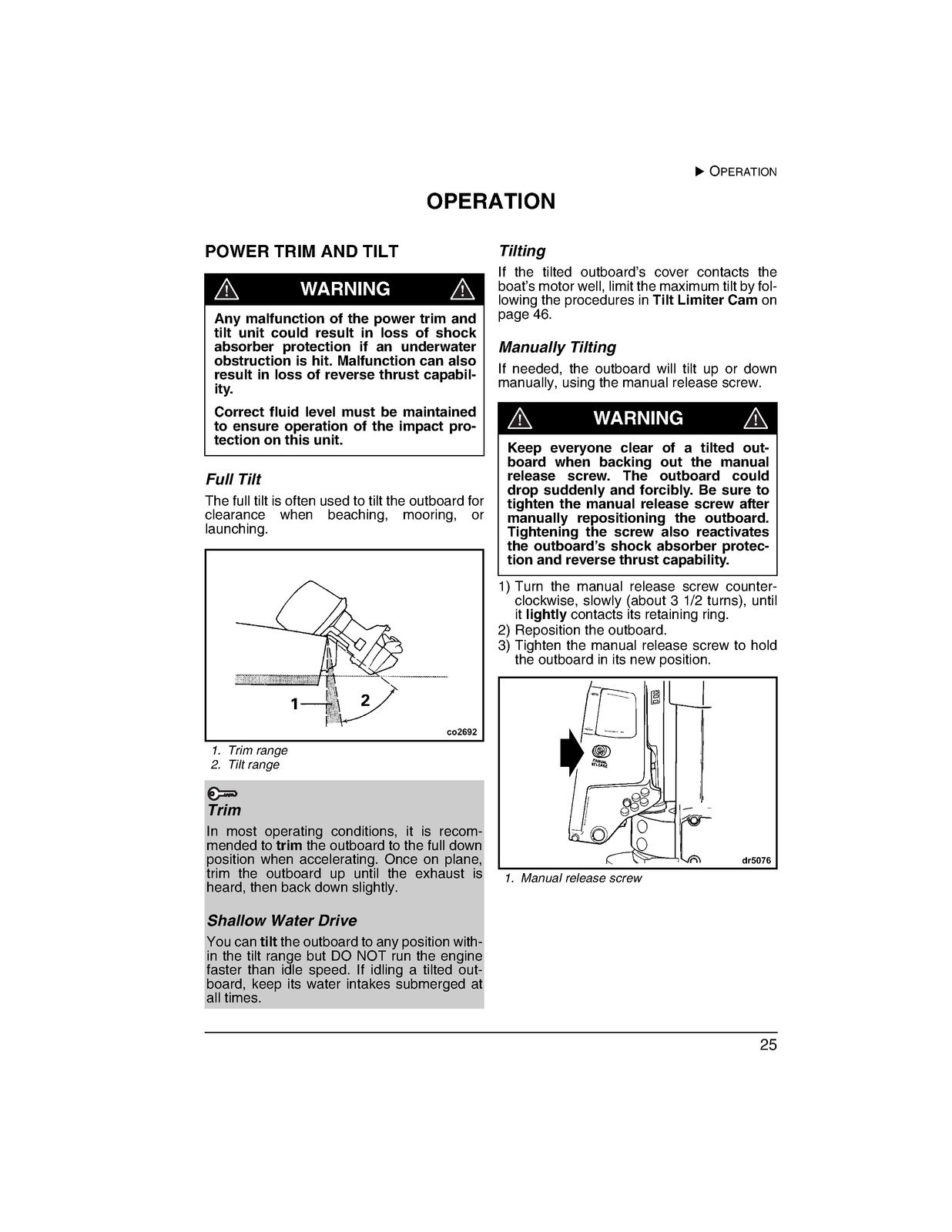 EVINRUDE E-TEC 75 90 Horsepower PL PX SL Owners Manual – COIL CLOSURE – COVERS