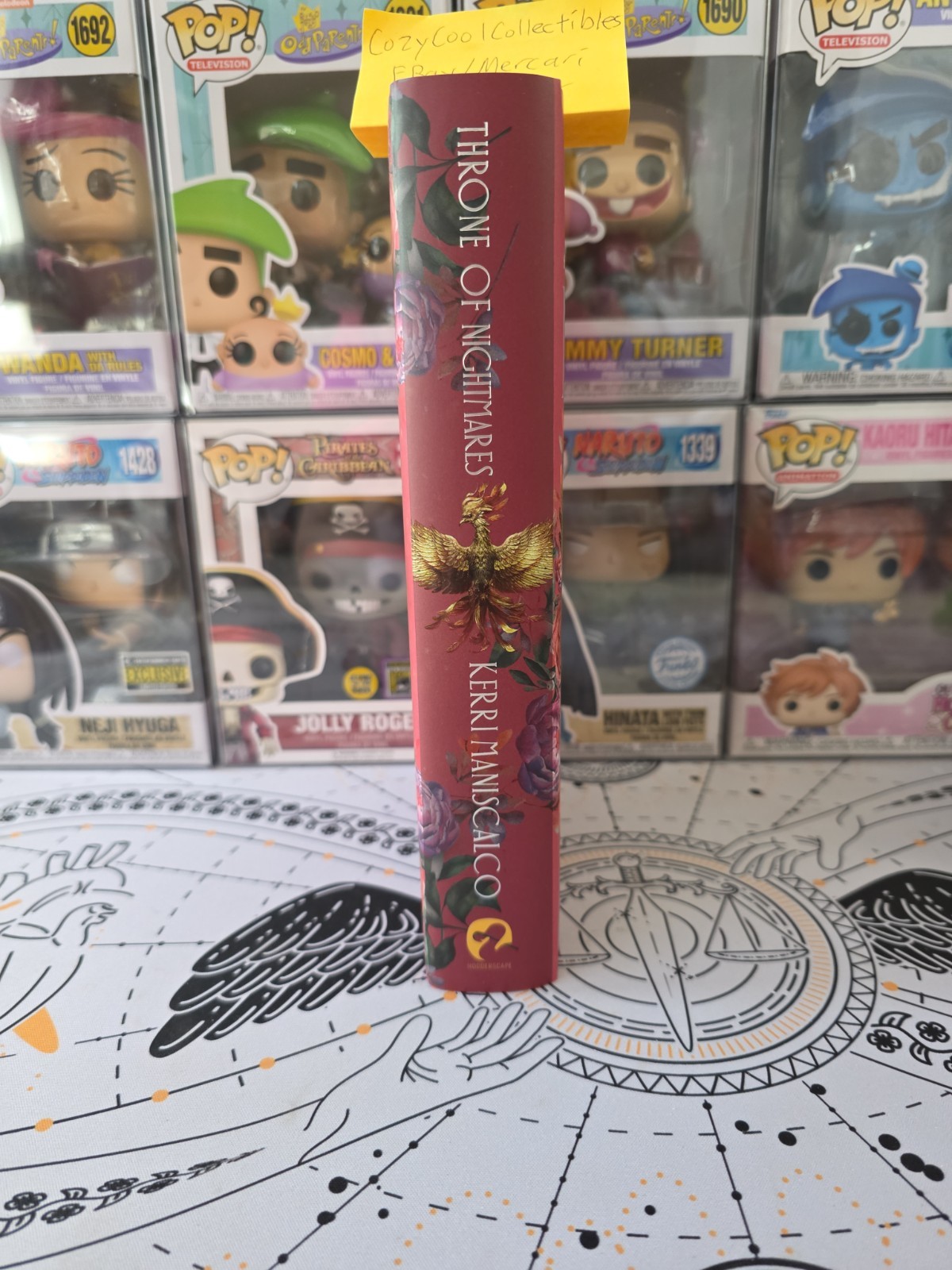 Fairyloot Throne Of Nightmares By Kerri Maniscalco SE SIGNED SPRAYED EDGES