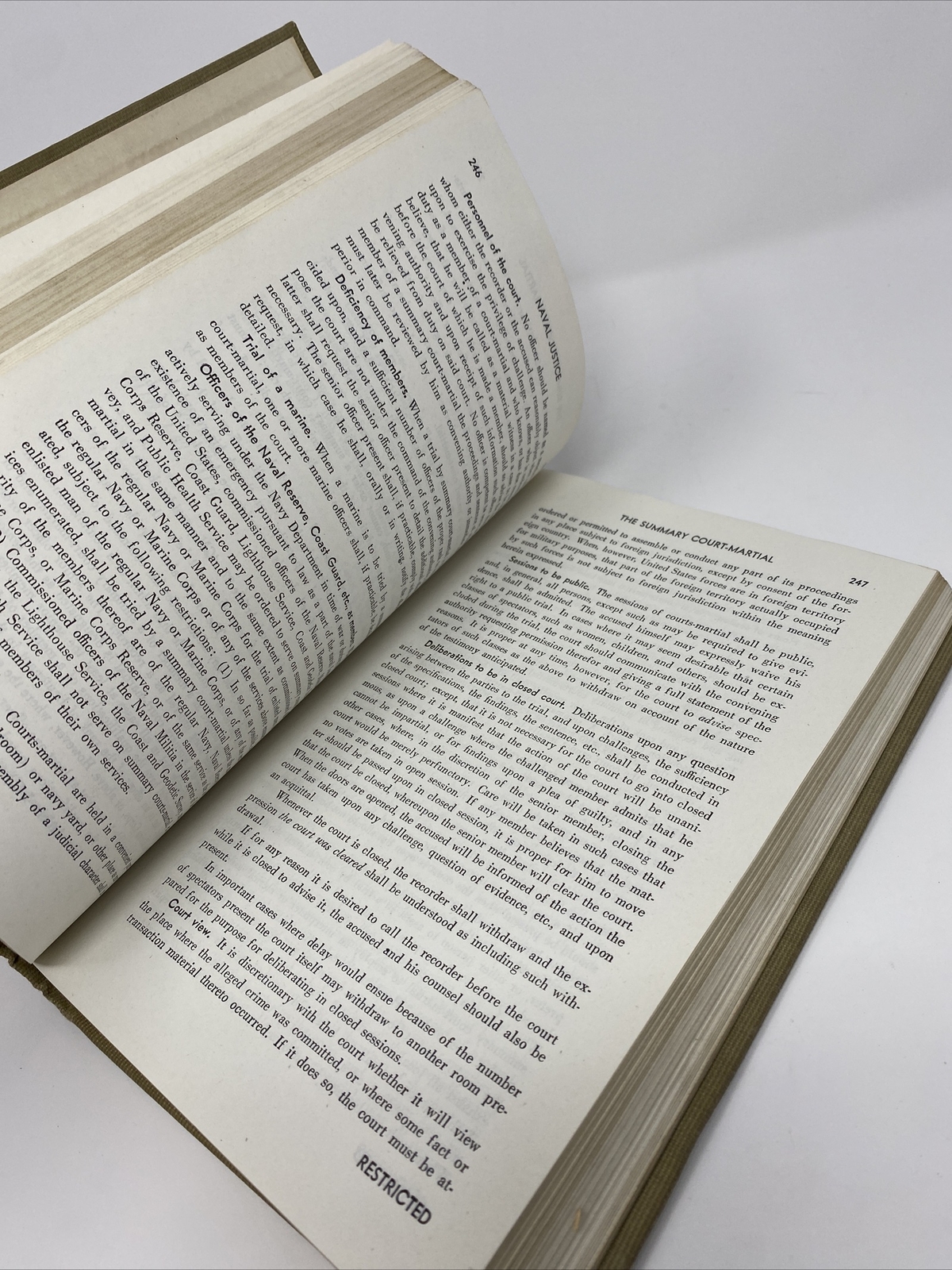 Naval Justice Book – October 1945 – NAVPERS 16199