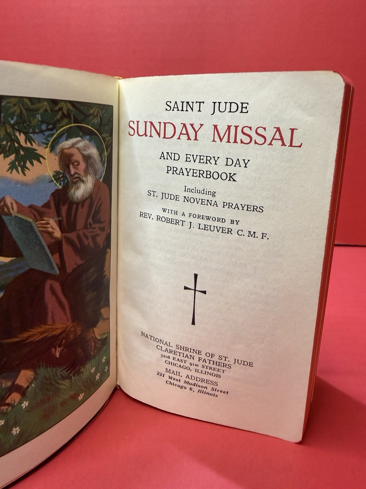 Catholic St Jude Sunday Missal Latin/English 1952 Prayerbook Nr2546 5.5″ x 3.75″