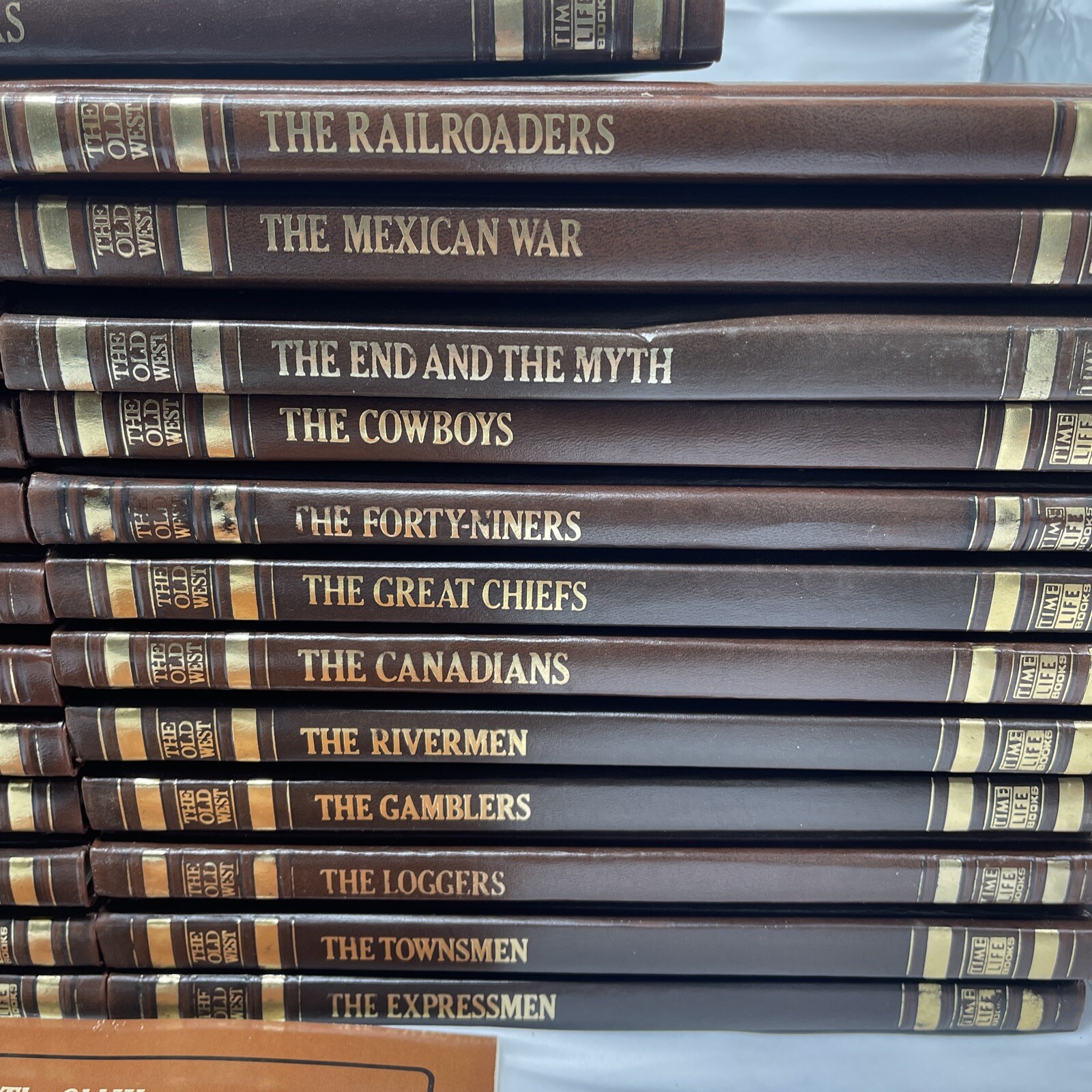 CHOICE – The Old West Series Time Life Books Faux Leather Books (titles in desc)