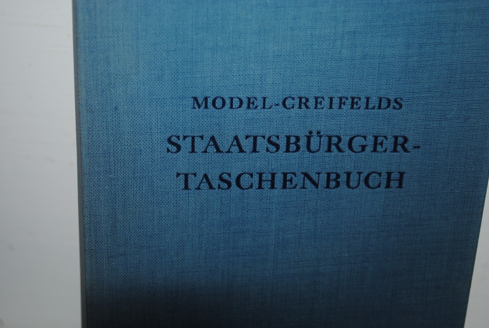 STAATSBURGER-TASCHENBUCH, hc, GERMAN, 1970, German studies