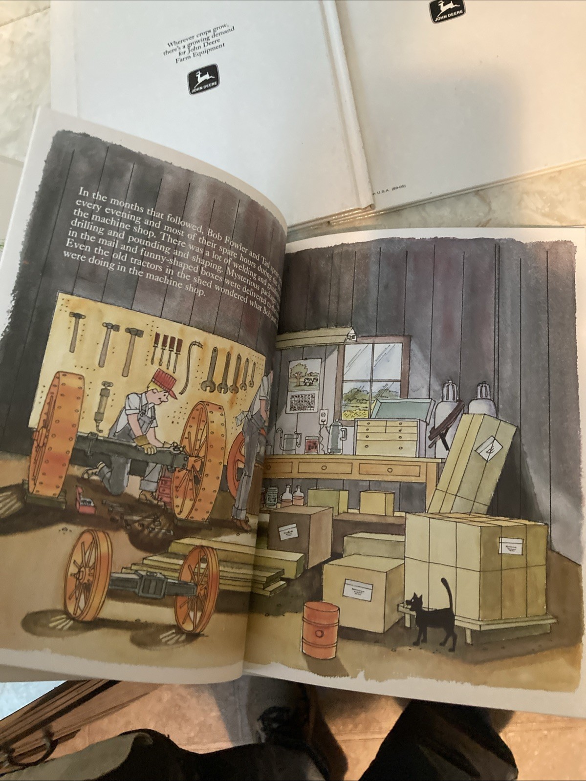 4 John Deere Storybook For Little Folks Books Johnny Tractor- Corny Cornpicker