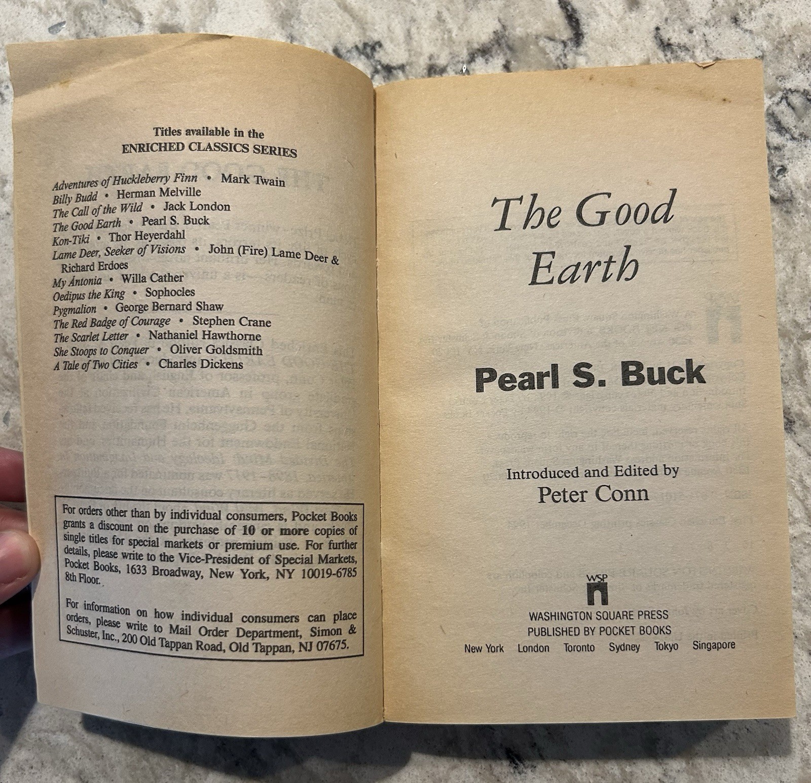 The Good Earth by Pearl S Buck (1994, Paperback) Ox Cover Vintage Classic – GOOD