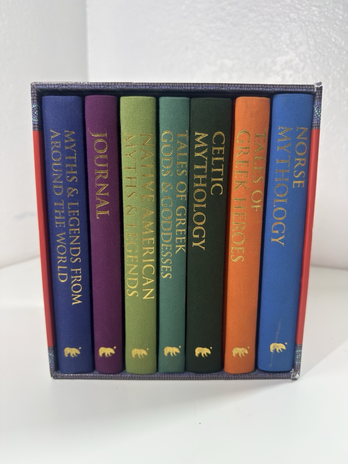 The World Mythology Collection Deluxe 7-Book Box Set Good Condition