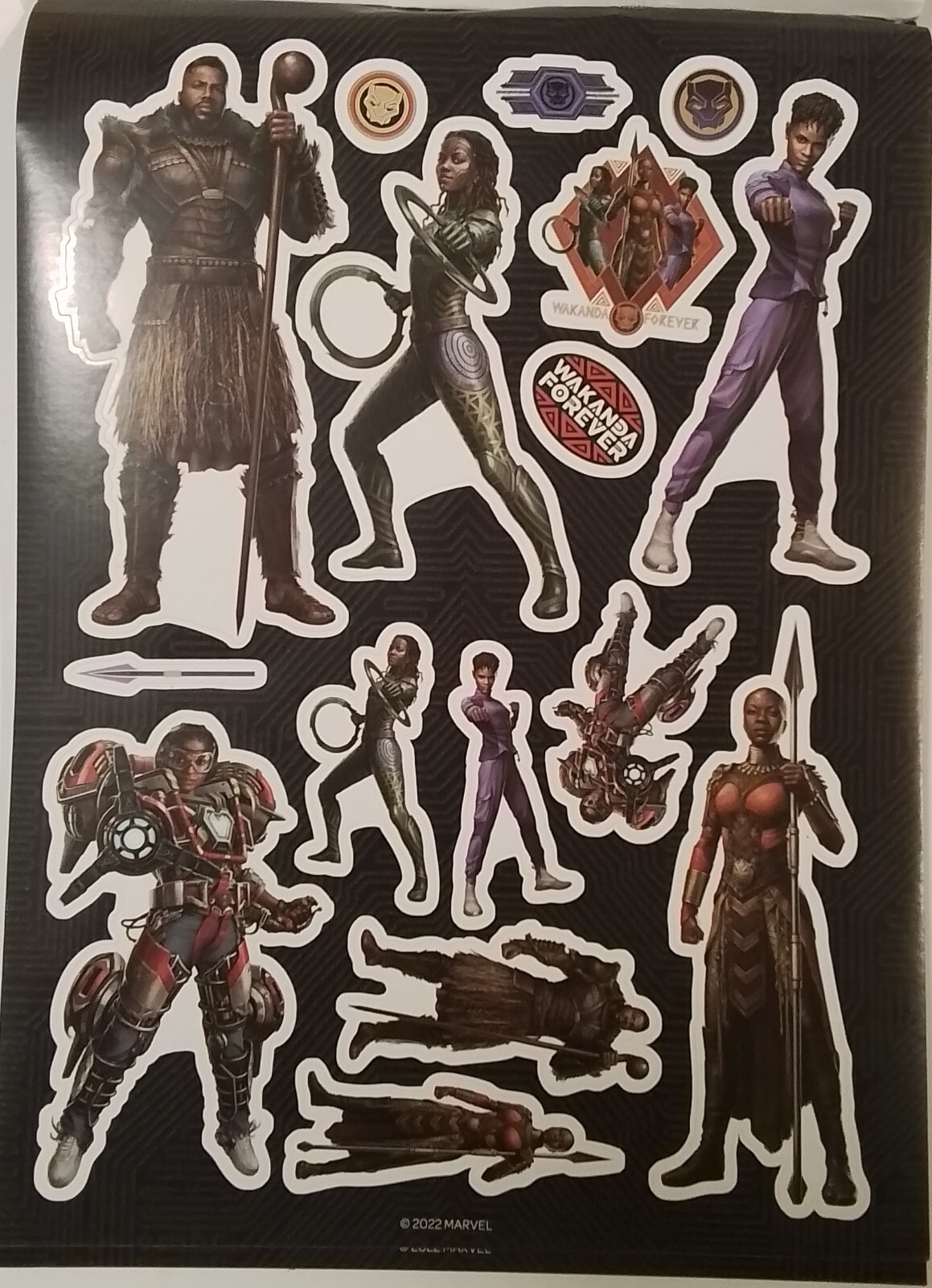 NEW Black Panther Wakanda Forever Create-A-Scene 90 Stickers, Puzzles ,maze,