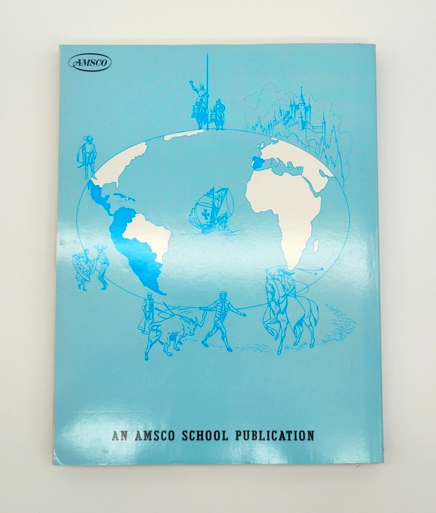 Spanish Workbook 3 Years Revised Edition AMSCO School Publication 1989 Textbook
