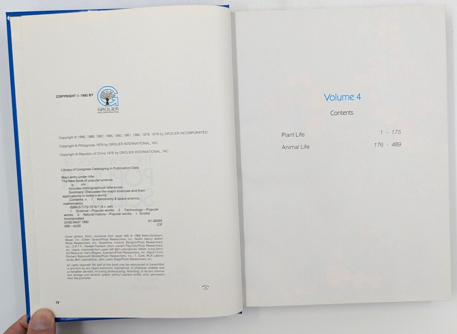 The New Book of Popular Science Volume 4: Deluxe Home Edition (1992, Hardcover)
