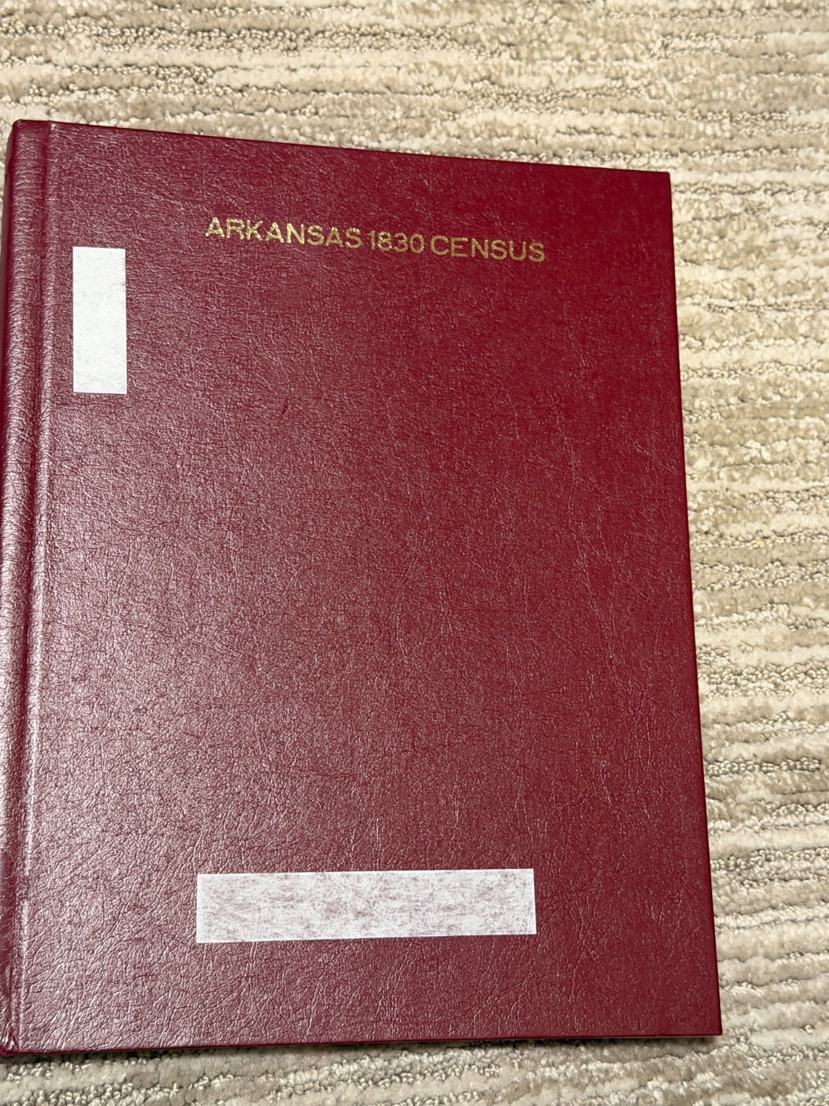 1850-1880 Vintage Census Books by Ronald Vern Jackson