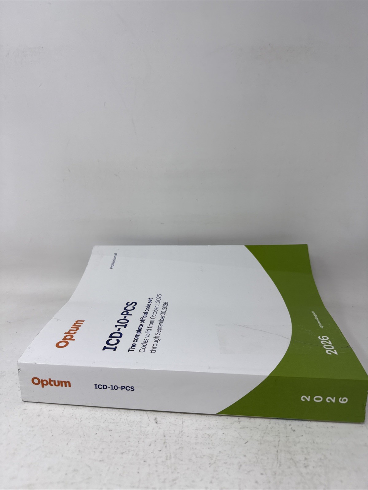 2026 ICD-10-PCS Professional (Softbound) – Paperback, by Optum – Cover Damage