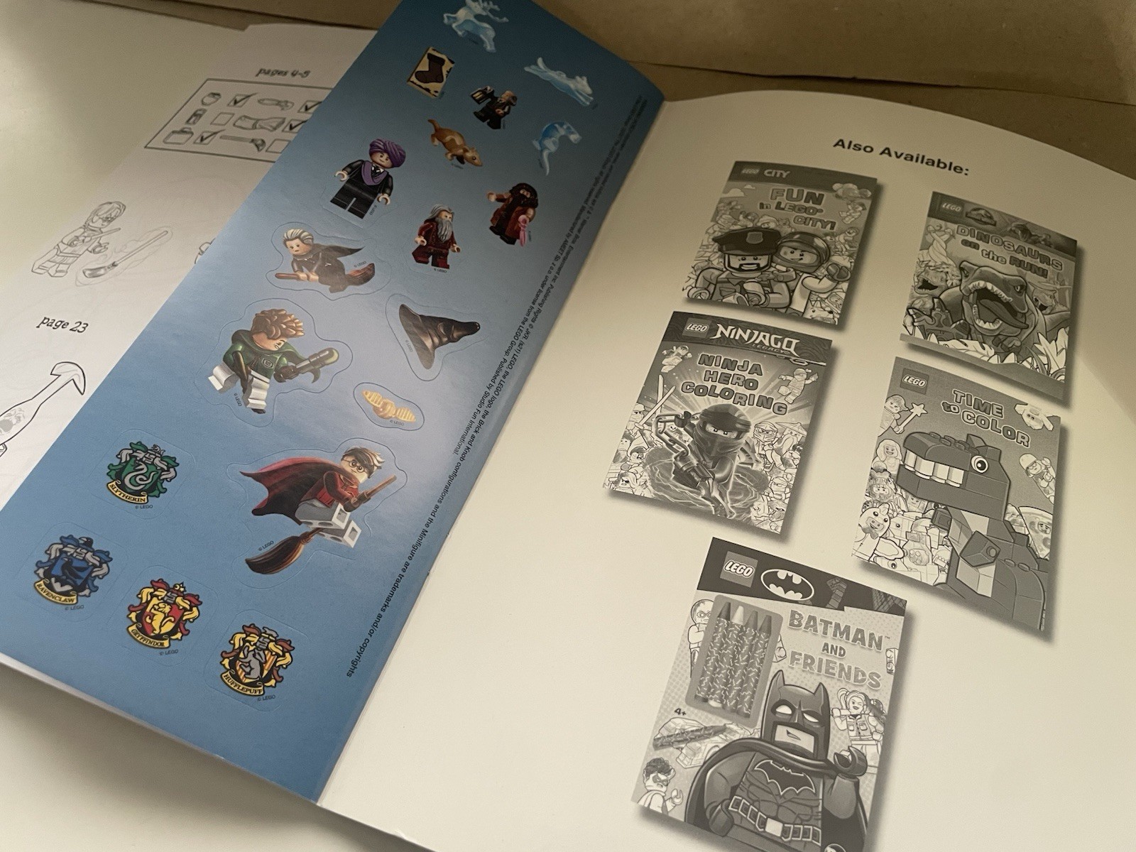 LEGO Harry Potter: Color the Wizarding World Coloring Book. 48 Pages.