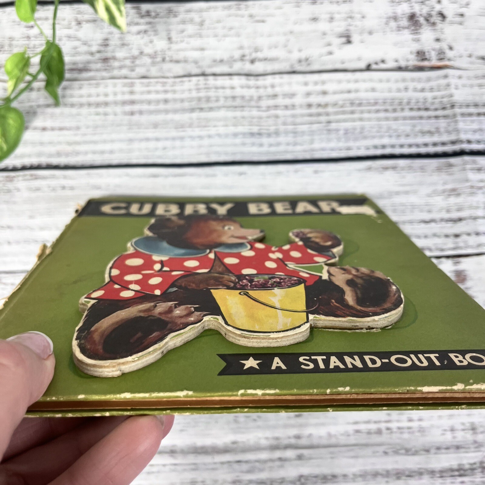 Vintage Cubby Bear Children’s Book A Stand Out Whitman Publishing