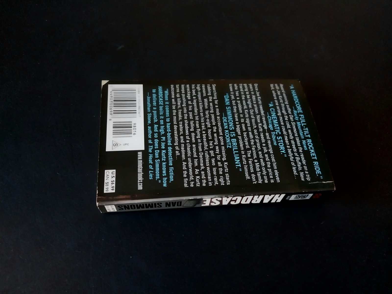 Dan Simmons – Hardcase – St. Martin’s Press First Printing 2002