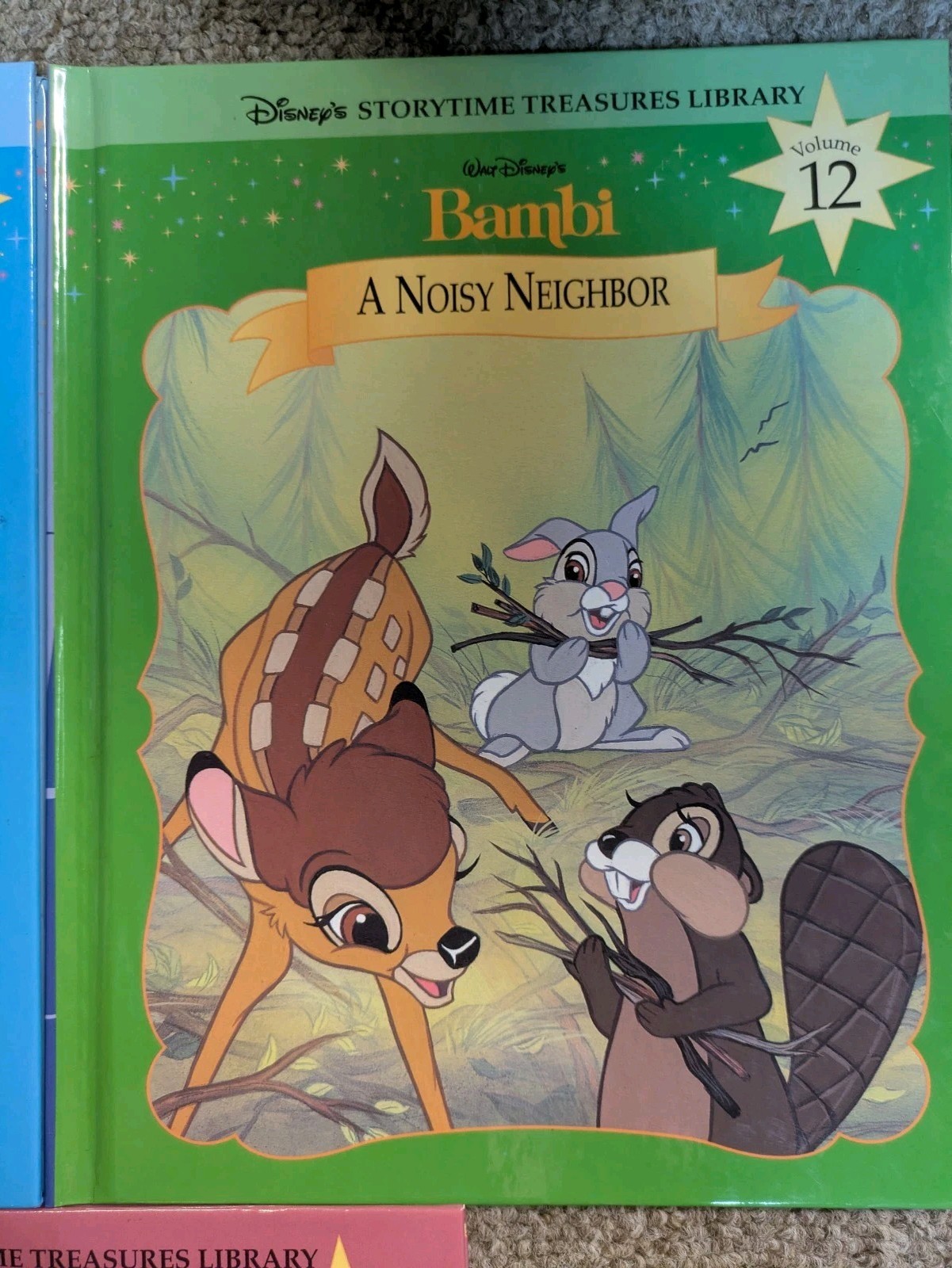 Disney’s Storytime Treasures Library – Vol. 11, 12, 19 – LN!! HC 1998
