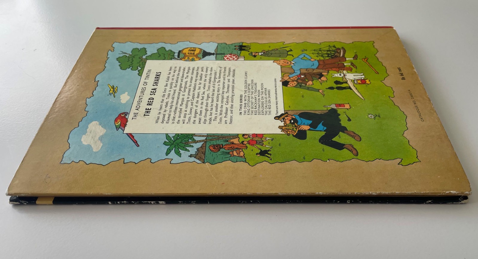 Tintin UK First Edition – The Red Sea Sharks – Hardcover 1960 Methuen Herge