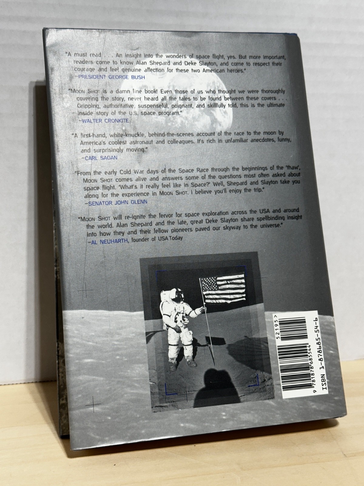 MOON SHOT – FIRST EDITION SIGNED BY ASTRONAUT ALAN SHEPARD 1994